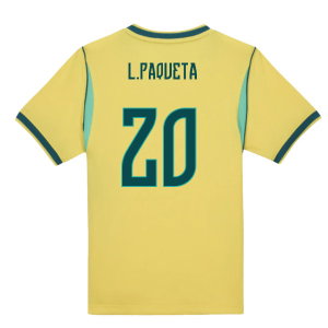 2026-2027 Brazil Home Little Boys Mini Kit (L.Paqueta 20)