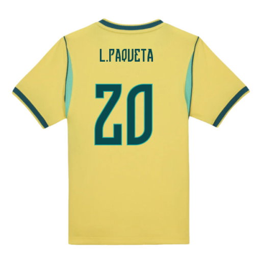 2026-2027 Brazil Home Little Boys Mini Kit (L.Paqueta 20)