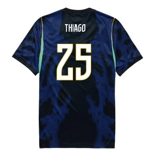 2026-2027 Brazil Away Shirt (Kids) (Thiago 25)
