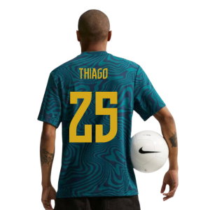 2026-2027 Brazil Primary Dri-Fit Shirt (Geode Teal) (Thiago 25)