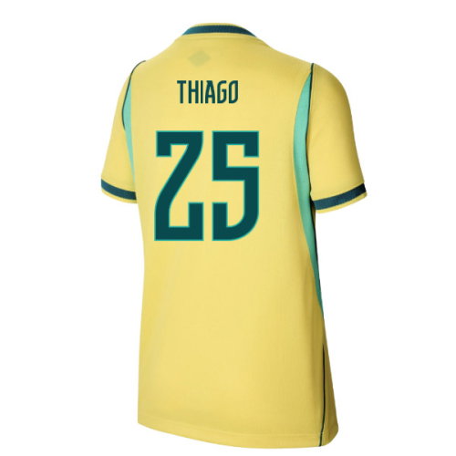 2026-2027 Brazil Home Shirt (Kids) (Thiago 25)