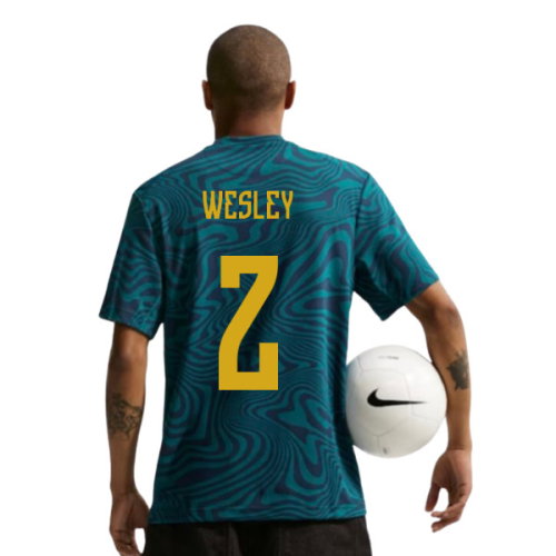 2026-2027 Brazil Primary Dri-Fit Shirt (Geode Teal) (Wesley 2)