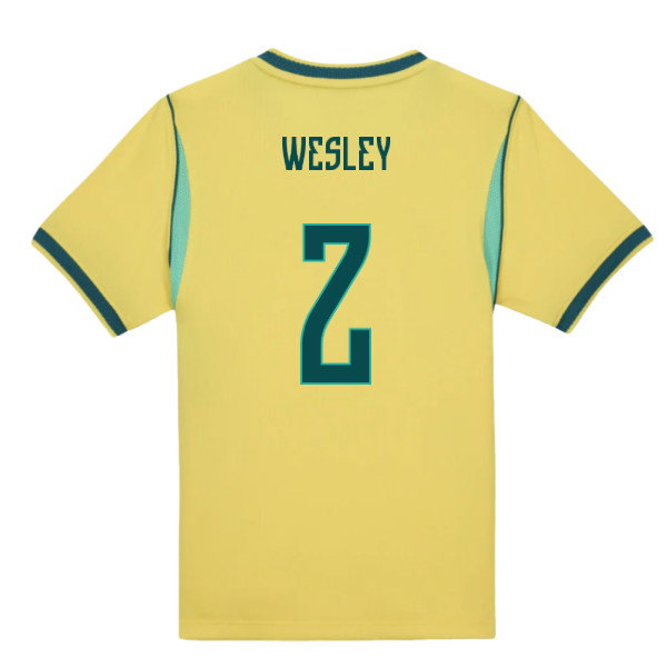 2026-2027 Brazil Home Little Boys Mini Kit (Wesley 2)
