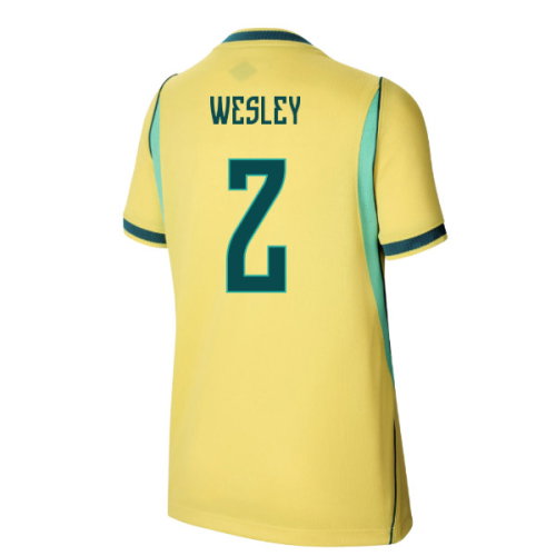 2026-2027 Brazil Home Shirt (Kids) (Wesley 2)