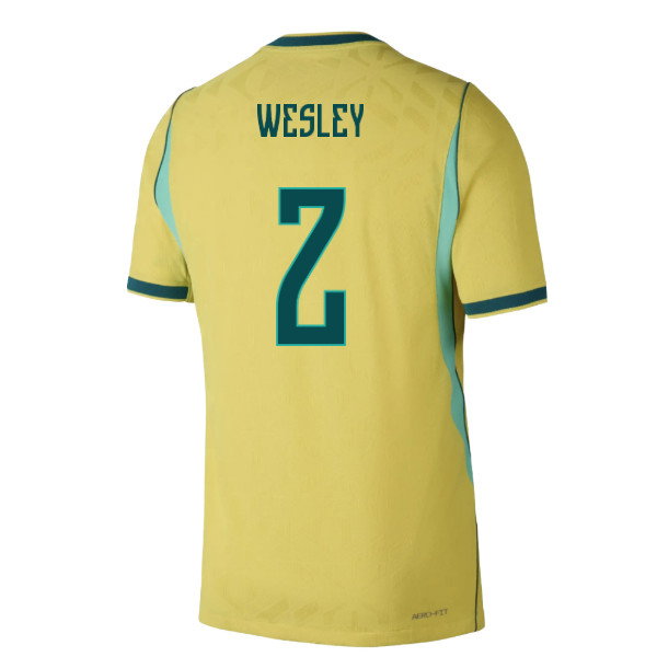 2026-2027 Brazil Authentic Aero-Fit Match Home Shirt (Wesley 2)
