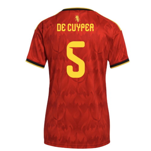 2026-2027 Belgium Home Shirt (Womens) (De Cuyper 5)
