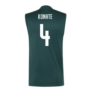2026-2027 Real Madrid Sleeveless Training Jersey (Aurora Ivy) (Konate 4)