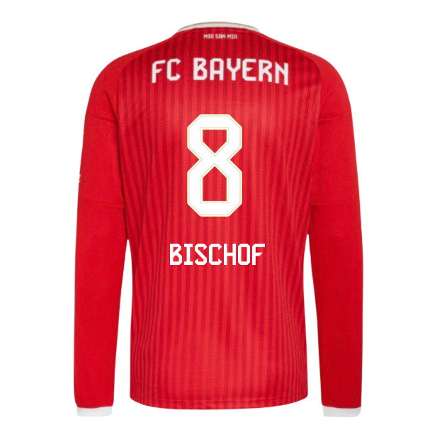 2026-2027 Bayern Munich Long Sleeve Home Shirt (Bischof 8)