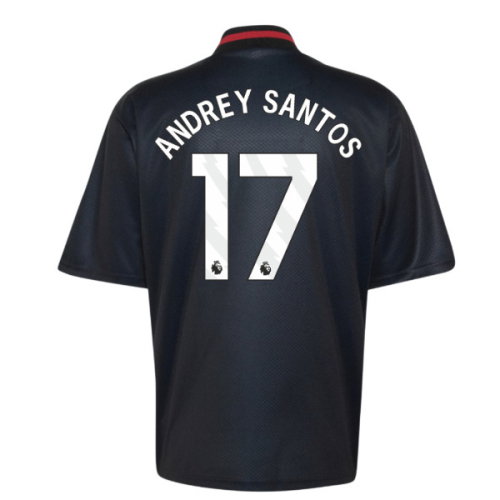 2026-2027 Man Utd Street Jersey (Black) (Andrey Santos 17)