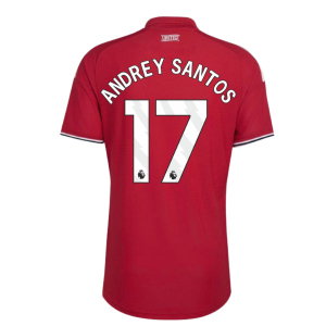 2026-2027 Man Utd Authentic Home Shirt (Andrey Santos 17)