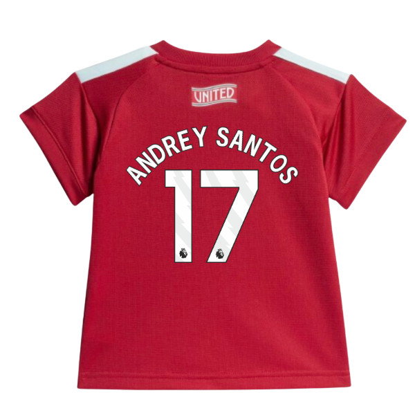 2026-2027 Man Utd Home Baby Kit (Andrey Santos 17)