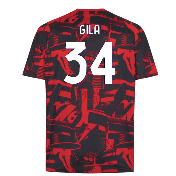 2026-2027 AC Milan Warm Up Jersey (Red) (Gila 34)