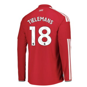 2026-2027 Man Utd Authentic Long Sleeve Home Shirt (Tielemans 18)