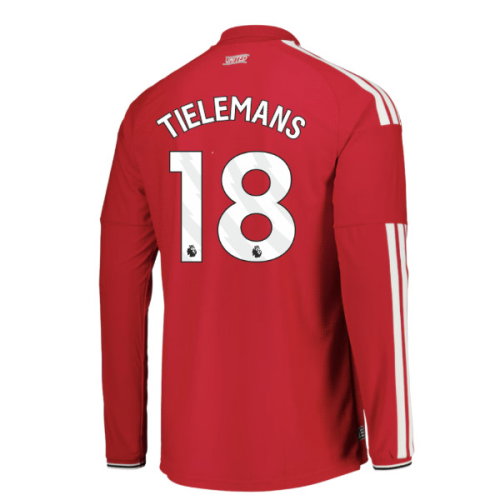 2026-2027 Man Utd Authentic Long Sleeve Home Shirt (Tielemans 18)