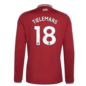 2026-2027 Man Utd Long Sleeve Home Shirt (Tielemans 18)
