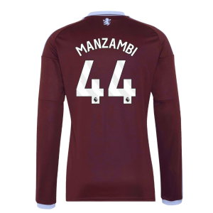 2026-2027 Aston Villa Long Sleeve Home Shirt (Manzambi 44)