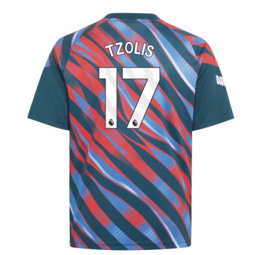 2026-2027 Arsenal Pre-Match Shirt (Utility Green) - Kids (Tzolis 17)