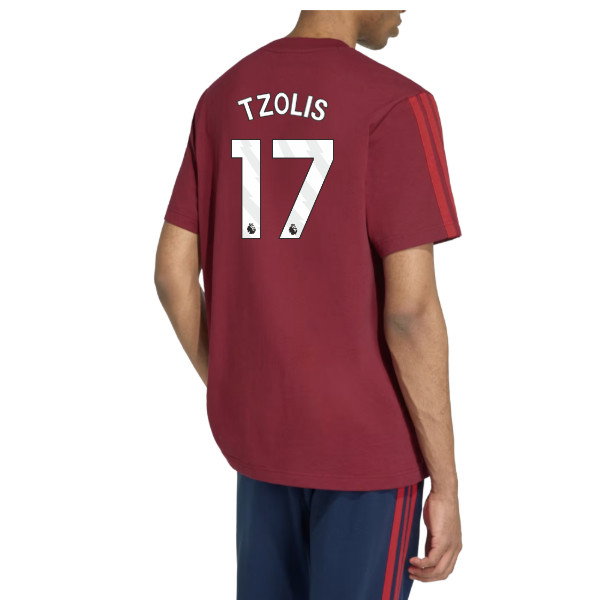 2026-2027 Arsenal DNA Tee (Burgundy) (Tzolis 17)