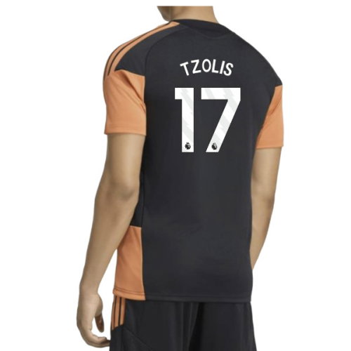 2026-2027 Arsenal Training Jersey (Black) (Tzolis 17)