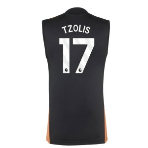 2026-2027 Arsenal Training Sleeveless Jersey (Black) (Tzolis 17)