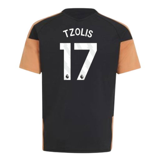 2026-2027 Arsenal Training Jersey (Black) - Kids (Tzolis 17)