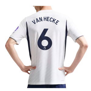 2026-2027 Tottenham Authentic Aero-Fit Match Home Shirt (Van Hecke 6)