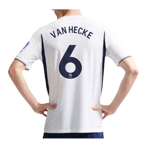 2026-2027 Tottenham Authentic Aero-Fit Match Home Shirt (Van Hecke 6)