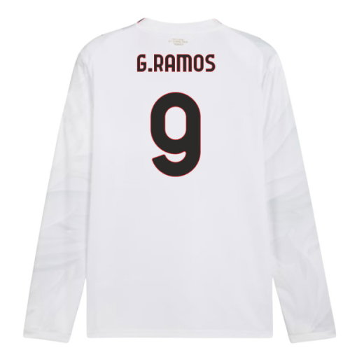 2026-2027 AC Milan Long Sleeve Away Shirt (G.Ramos 9)