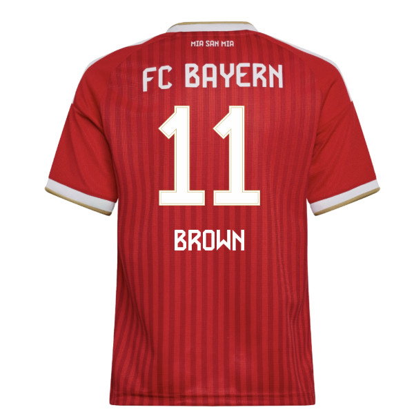 2026-2027 Bayern Munich Home Shirt (Kids) (Brown 11)
