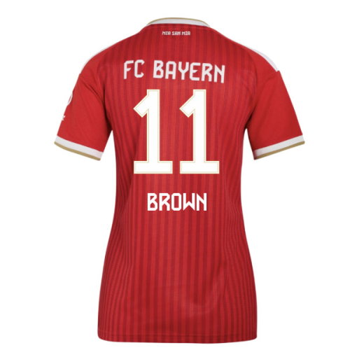 2026-2027 Bayern Munich Home Shirt (Womens) (Brown 11)