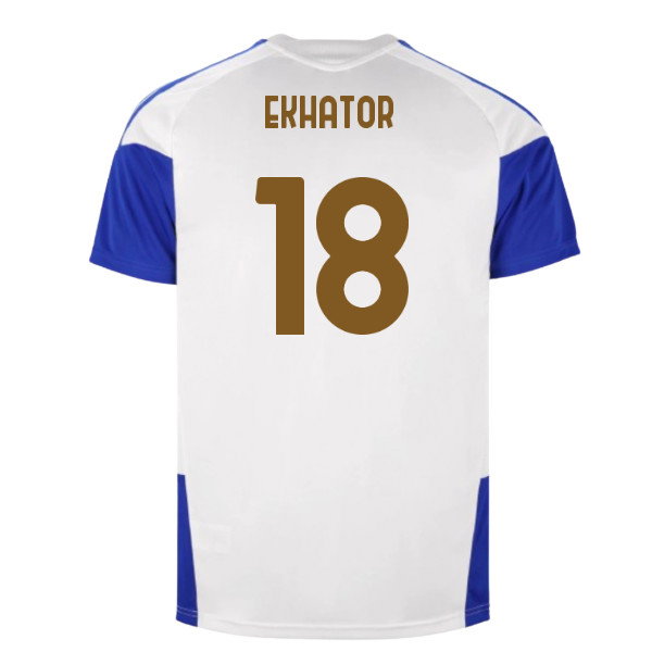 2026-2027 Juventus Training Jersey (Chalk White) (Ekhator 18)