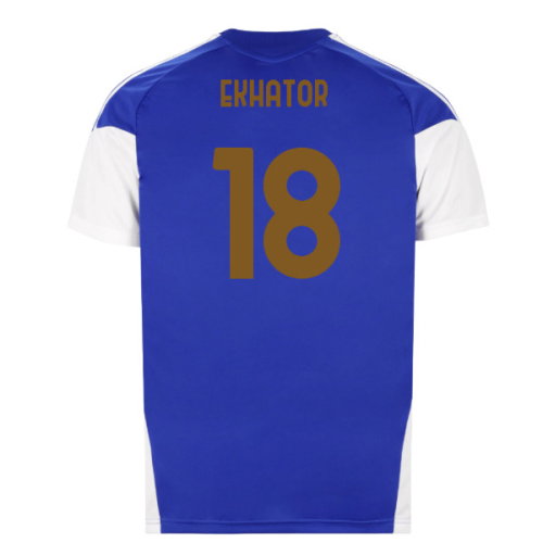2026-2027 Juventus Training Jersey (Bold Blue) (Ekhator 18)
