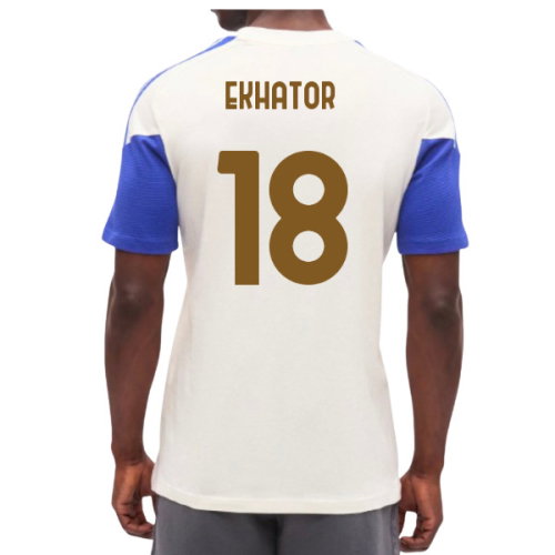 2026-2027 Juventus Training Tee (Chalk White) (Ekhator 18) 2026-2027 Juventus Training Tee (Chalk White) (Ekhator 18)