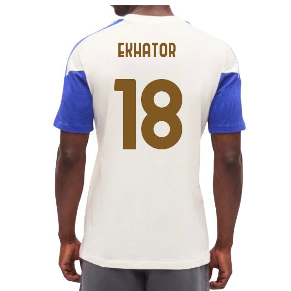 2026-2027 Juventus Training Tee (Chalk White) (Ekhator 18)