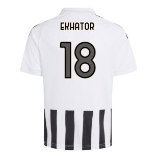 2026-2027 Juventus Home Shirt (Kids) (Ekhator 18)