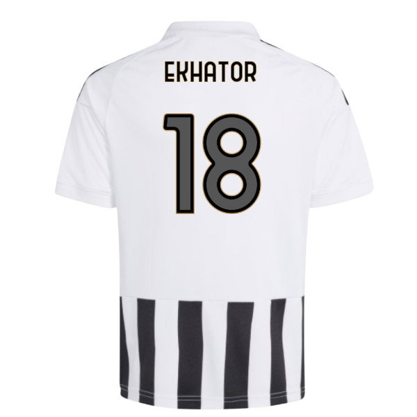 2026-2027 Juventus Home Shirt (Kids) (Ekhator 18)