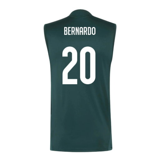 2026-2027 Real Madrid Sleeveless Training Jersey (Aurora Ivy) (Bernardo 20)