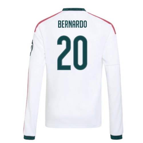 2026-2027 Real Madrid Long Sleeve Home Shirt (Kids) (Bernardo 20)
