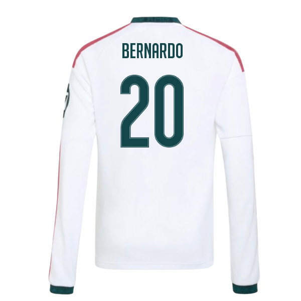 2026-2027 Real Madrid Long Sleeve Home Shirt (Kids) (Bernardo 20)