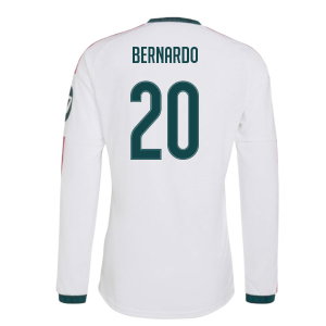 2026-2027 Real Madrid Authentic Long Sleeve Home Shirt (Bernardo 20)