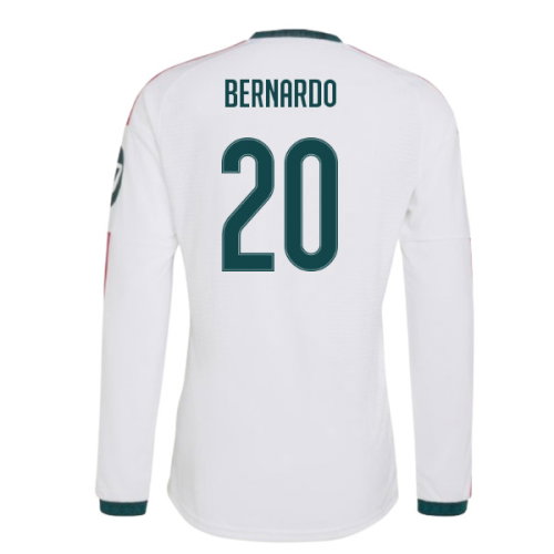 2026-2027 Real Madrid Authentic Long Sleeve Home Shirt (Bernardo 20)