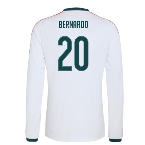 2026-2027 Real Madrid Long Sleeve Home Shirt (Bernardo 20)