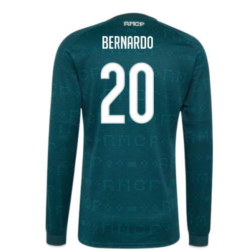 2026-2027 Real Madrid Long Sleeve Away Shirt (Bernardo 20)