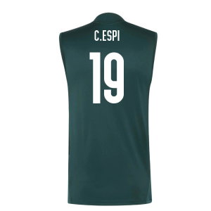 2026-2027 Real Madrid Sleeveless Training Jersey (Aurora Ivy) (C.Espi 19)