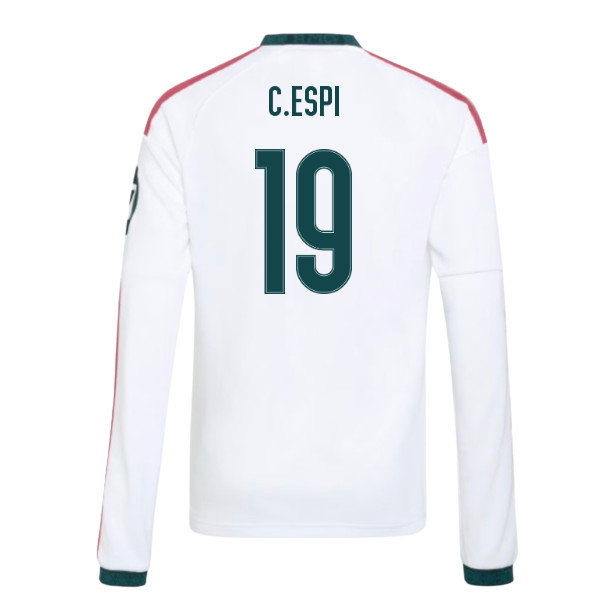 2026-2027 Real Madrid Long Sleeve Home Shirt (Kids) (C.Espi 19)