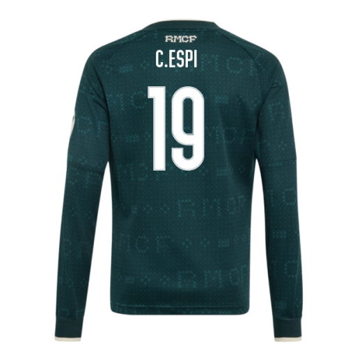 2026-2027 Real Madrid Away Long Sleeve Shirt (Kids) (C.Espi 19)