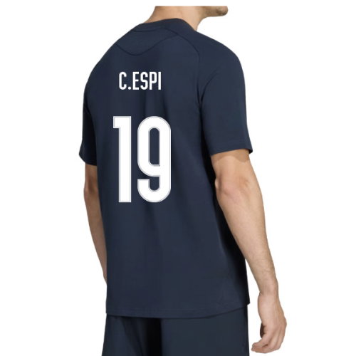 2026-2027 Real Madrid Tiro Travel Tee (Navy) (C.Espi 19)