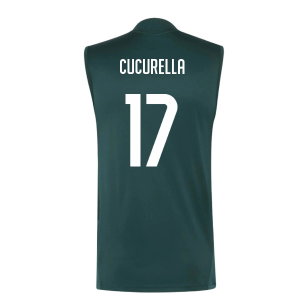 2026-2027 Real Madrid Sleeveless Training Jersey (Aurora Ivy) (Cucurella 17)