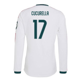 2026-2027 Real Madrid Authentic Long Sleeve Home Shirt (Cucurella 17)