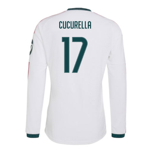2026-2027 Real Madrid Authentic Long Sleeve Home Shirt (Cucurella 17)